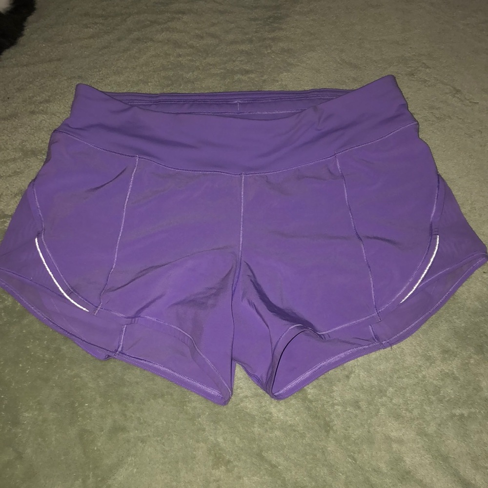 Light purple lululemon shorts size 8